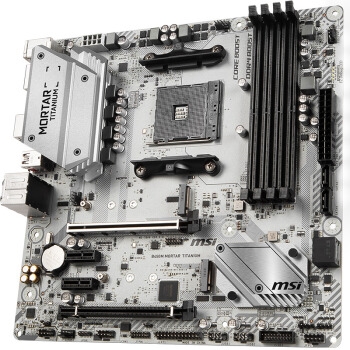 msi 微星 b450m mortar titanium 迫击炮 钛金版 主板