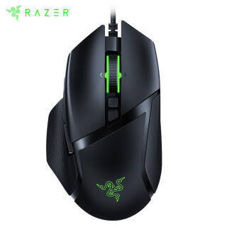 雷蛇(razer)巴塞利斯蛇 游戏鼠标 小巴蛇 有线rgb幻彩 雷云3 巴塞利斯