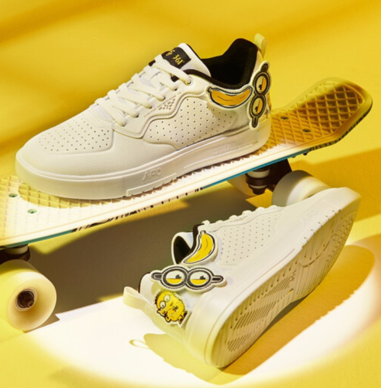 【超级品类日】361° 小黄人联名板鞋 到手价229-最新