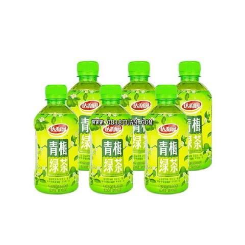 jd达利园青梅绿茶330ml6瓶89包邮青梅绿茶清风抽纸3层100抽12包14